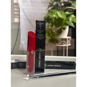 Giorgio Armani bundle NWB spot concealer brush and Lip Maestro satin in love